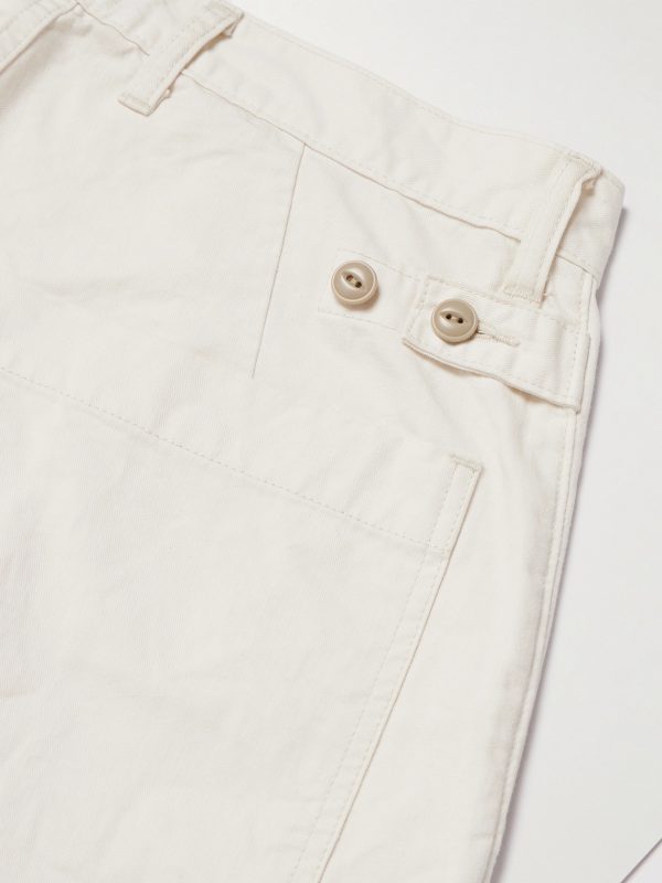 Fatigue Wide-Leg Patchwork Cotton-Twill Trousers - CU Fatigue Wide-Leg Patchwork Cotton-Twill Trousers - CU