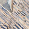 Boro Distressed Patchwork Cotton and Linen-Blend Zip-Up Jacket - CU