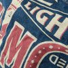 Guiding Light Printed Denim Messenger Bag - CU Guiding Light Printed Denim Messenger Bag - CU