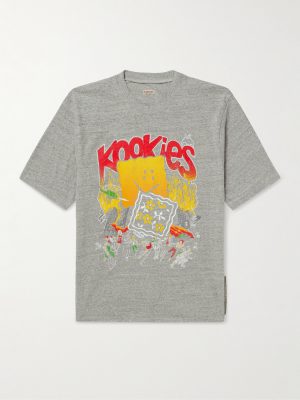 Buster Peckish Bowy Printed Cotton-Jersey T-Shirt Buster Peckish Bowy Printed Cotton-Jersey T-Shirt