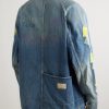 Cactus Appliquéd Denim Jacket - BK