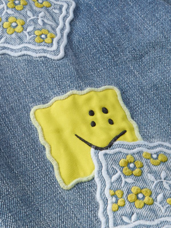 Cactus Appliquéd Denim Jacket - E1