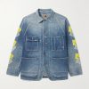 Cactus Appliquéd Denim Jacket