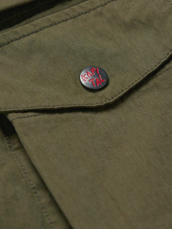 Cotton and Nylon-Blend Ripstop Drawstring Cargo Shorts - E1 Cotton and Nylon-Blend Ripstop Drawstring Cargo Shorts - E1