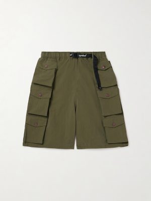 Cotton and Nylon-Blend Ripstop Drawstring Cargo Shorts Cotton and Nylon-Blend Ripstop Drawstring Cargo Shorts