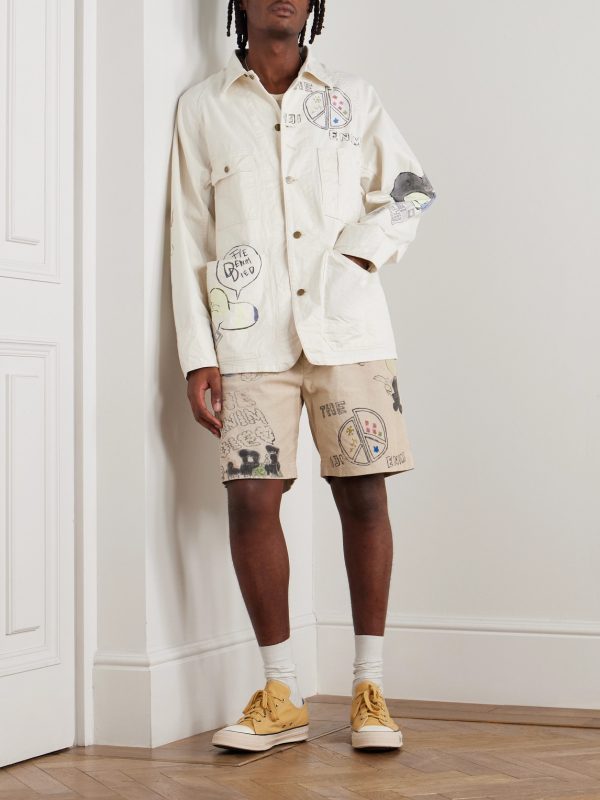Cactus Beer Printed Cotton-Twill Jacket - OU Cactus Beer Printed Cotton-Twill Jacket - OU