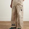 Ivy Wide-Leg Pleated Printed Cotton-Corduroy Trousers - FR Ivy Wide-Leg Pleated Printed Cotton-Corduroy Trousers - FR