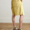 Easy Straight-Leg Cotton-Twill Drawstring Shorts - BK