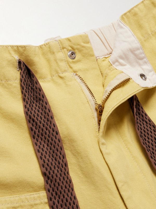 Easy Straight-Leg Cotton-Twill Drawstring Shorts - E1