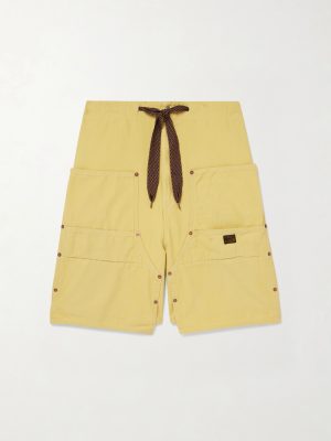 Easy Straight-Leg Cotton-Twill Drawstring Shorts Easy Straight-Leg Cotton-Twill Drawstring Shorts