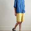 Easy Straight-Leg Cotton-Twill Drawstring Shorts - OU