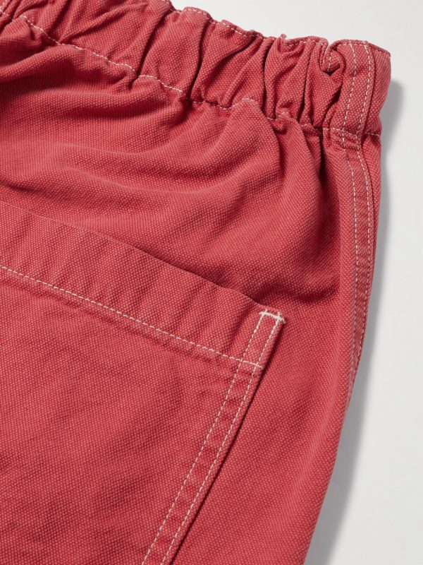 Easy Straight-Leg Cotton-Twill Drawstring Shorts - CU Easy Straight-Leg Cotton-Twill Drawstring Shorts - CU
