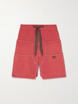 Easy Straight-Leg Cotton-Twill Drawstring Shorts Easy Straight-Leg Cotton-Twill Drawstring Shorts