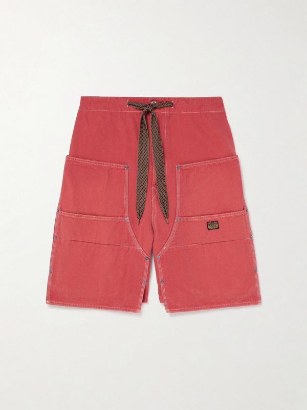 Easy Straight-Leg Cotton-Twill Drawstring Shorts Easy Straight-Leg Cotton-Twill Drawstring Shorts