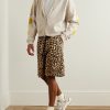 Printed Cotton-Jersey Zip-Up Hoodie - OU Printed Cotton-Jersey Zip-Up Hoodie - OU