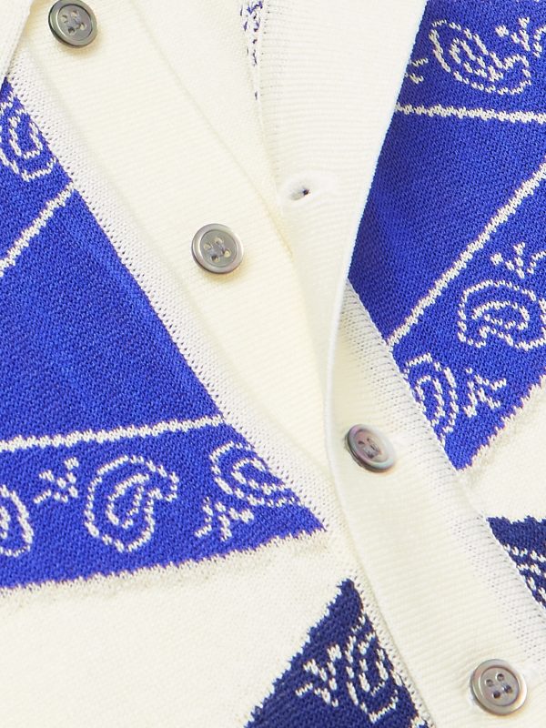 Jacquard-Knit Polo Shirt - CU