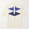 Jacquard-Knit Polo Shirt