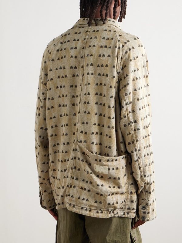 Cotton-Jacquard Overshirt - BK Cotton-Jacquard Overshirt - BK