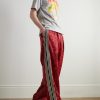 Wide-Leg Striped Webbing-Trimmed Bandana-Print Tech-Jersey Track Pants - OU