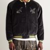 Souvenir Padded Embroidered Cotton-Velvet Bomber Jacket - FR Souvenir Padded Embroidered Cotton-Velvet Bomber Jacket - FR