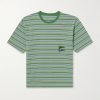 Logo-Appliquéd Striped Cotton-Jersey T-Shirt Logo-Appliquéd Striped Cotton-Jersey T-Shirt