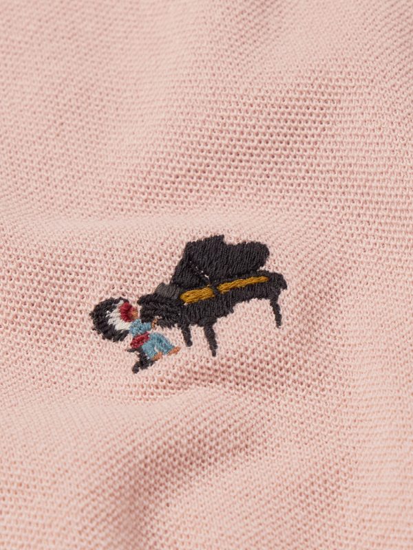 Box Striped Embroidered Cotton-Piqué Polo Shirt - CU Box Striped Embroidered Cotton-Piqué Polo Shirt - CU