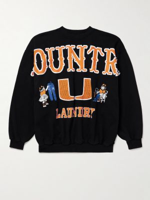 Printed Cotton-Jersey Sweatshirt Printed Cotton-Jersey Sweatshirt