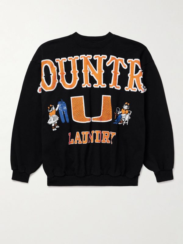 Printed Cotton-Jersey Sweatshirt