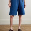 Easy Wide-Leg Belted Denim Shorts - FR Easy Wide-Leg Belted Denim Shorts - FR