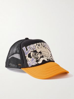Life Kapriccio Mesh-Trimmed Printed Scuba Trucker Cap Life Kapriccio Mesh-Trimmed Printed Scuba Trucker Cap