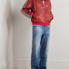 Cookie Bandana-Print Striped Shell Track Jacket - OU Cookie Bandana-Print Striped Shell Track Jacket - OU
