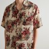 Camp-Collar Printed Woven Shirt - FR Camp-Collar Printed Woven Shirt - FR