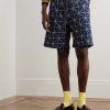 Dojo Easy Wide-Leg Belted Embroidered Denim Shorts - FR Dojo Easy Wide-Leg Belted Embroidered Denim Shorts - FR