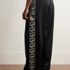 TH.D.D. Wide-Leg Pleated Webbing-Trimmed Tech-Jersey Track Pants - BK TH.D.D. Wide-Leg Pleated Webbing-Trimmed Tech-Jersey Track Pants - BK