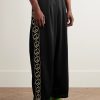 TH.D.D. Wide-Leg Pleated Webbing-Trimmed Tech-Jersey Track Pants - FR TH.D.D. Wide-Leg Pleated Webbing-Trimmed Tech-Jersey Track Pants - FR