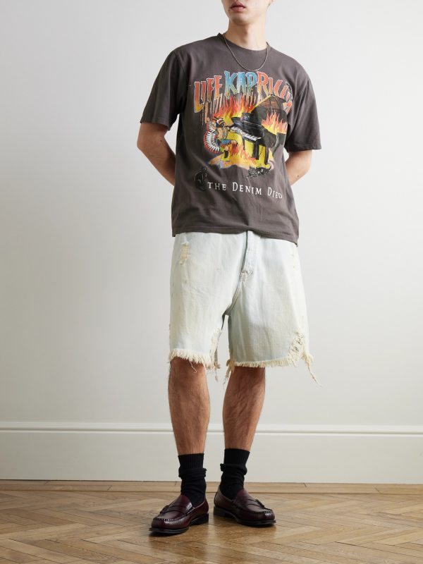 Printed Cotton-Jersey T-Shirt - OU Printed Cotton-Jersey T-Shirt - OU