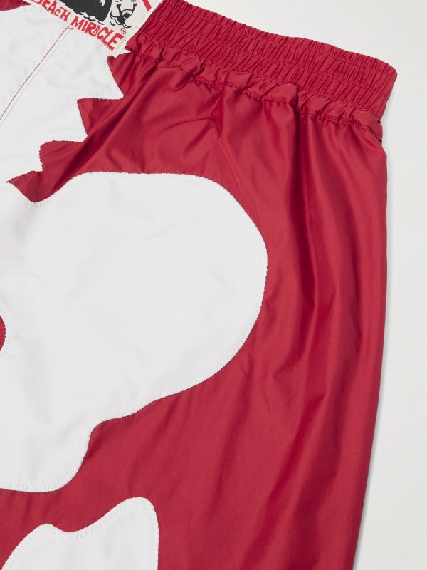 Straight-Leg Long-Length Panelled Swim Shorts - CU Straight-Leg Long-Length Panelled Swim Shorts - CU