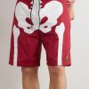 Straight-Leg Long-Length Panelled Swim Shorts - OU Straight-Leg Long-Length Panelled Swim Shorts - OU