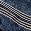Wide-Leg Striped Webbing-Trimmed Bandana-Print Tech-Jersey Track Pants - E1 Wide-Leg Striped Webbing-Trimmed Bandana-Print Tech-Jersey Track Pants - E1