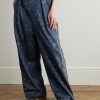 Wide-Leg Striped Webbing-Trimmed Bandana-Print Tech-Jersey Track Pants - FR Wide-Leg Striped Webbing-Trimmed Bandana-Print Tech-Jersey Track Pants - FR
