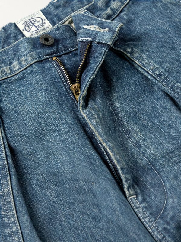 Rushfield Remake Wide-Leg Panelled Distressed Jeans - E1 Rushfield Remake Wide-Leg Panelled Distressed Jeans - E1