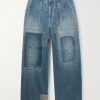 Rushfield Remake Wide-Leg Panelled Distressed Jeans Rushfield Remake Wide-Leg Panelled Distressed Jeans