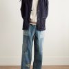 Rushfield Remake Wide-Leg Panelled Distressed Jeans - OU Rushfield Remake Wide-Leg Panelled Distressed Jeans - OU