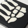 Thumbs-Up Mini Appliquéd Leather Zip-Around Wallet - CU Thumbs-Up Mini Appliquéd Leather Zip-Around Wallet - CU