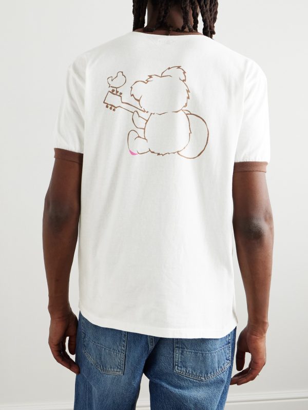 Printed Cotton-Jersey T-Shirt - BK Printed Cotton-Jersey T-Shirt - BK