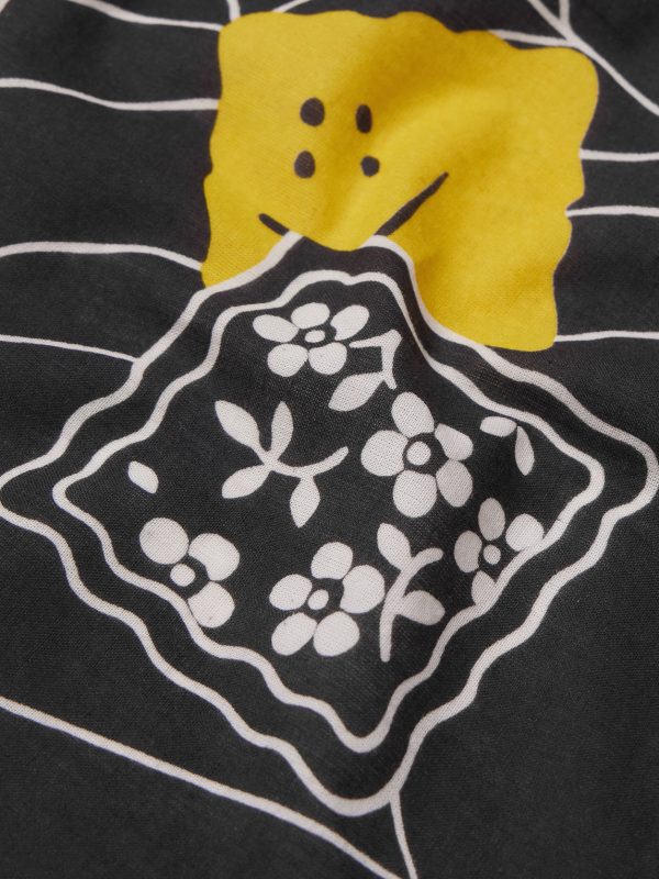 Fastcolor Printed Selvedge Cotton-Voile Bandana - CU