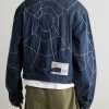 Thunderbird Embroidered Denim Blouson Jacket - BK Thunderbird Embroidered Denim Blouson Jacket - BK