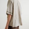 Great Kountry Grosgrain- and Felt-Trimmed Logo-Appliquéd Linen Shirt - BK Great Kountry Grosgrain- and Felt-Trimmed Logo-Appliquéd Linen Shirt - BK
