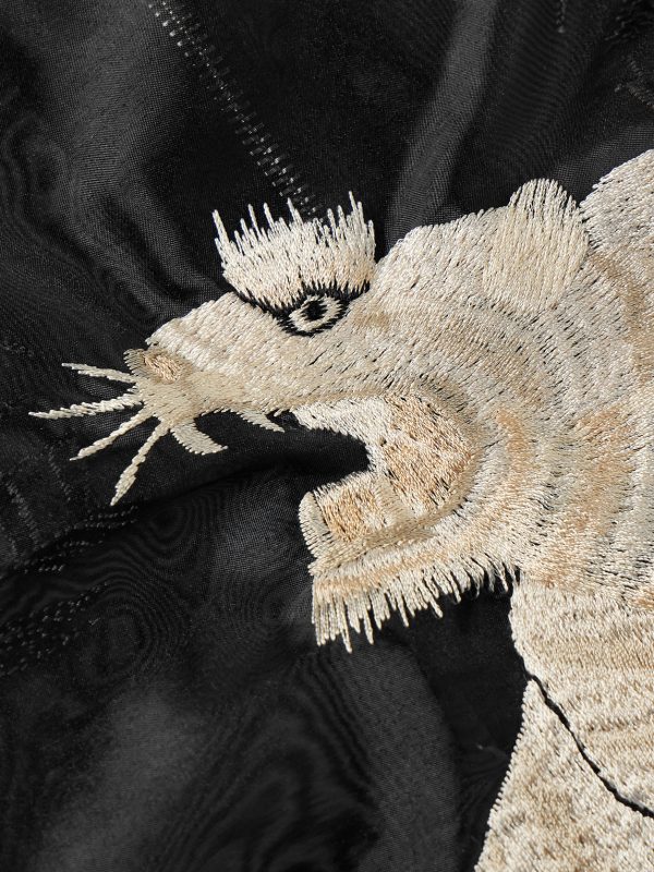 Souvenir Embroidered Organza Bomber Jacket - E1 Souvenir Embroidered Organza Bomber Jacket - E1