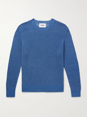 Open-Knit Pima Cotton Sweater